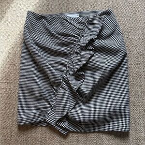 A.L.C. Black and White Houndstooth Skirt size 6